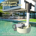 Surface & Bottom Combined Pond Skimmer